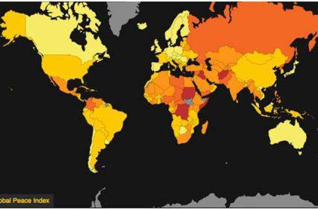 Romania se afla printre cele mai pasnice tari din lume