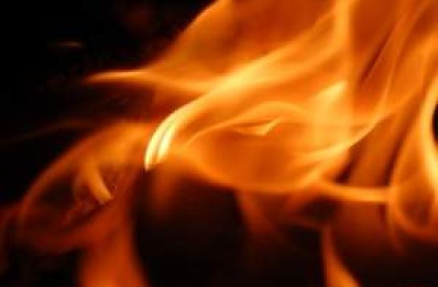 Incendiu cu flacari de 10m inaltime la o hala din Timisoara