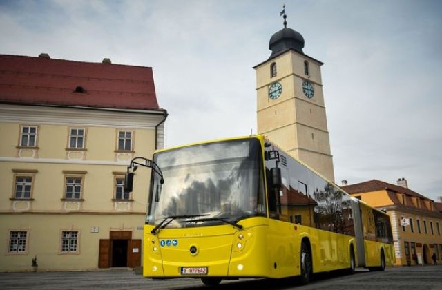 Wi-Fi gratuit in peste 100 de autobuze din Sibiu: parteneriat intre primarie, Continental si Orange