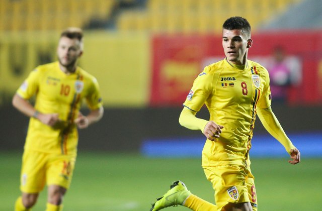 Romania, debut cu o victorie impotriva Croatiei la Campionatul European de tineret, scor 4-1