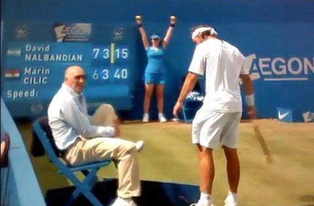 [VIDEO] Nalbandian, eliminat in urma unei manifestari violente pe teren