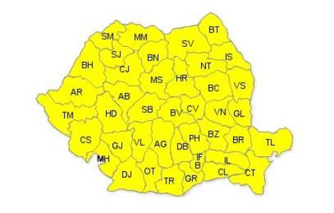 Cod GALBEN de canicula in toata tara