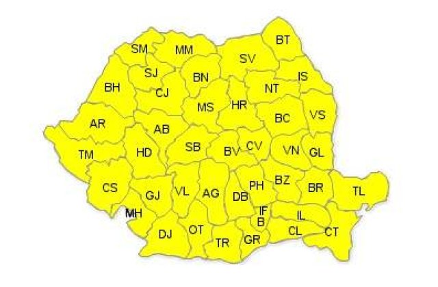 Cod GALBEN de canicula in toata tara