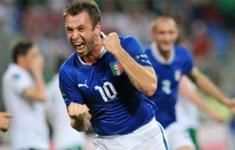 Euro 2012: Italia invinge Irlanda in ultimul meci din Grupa C