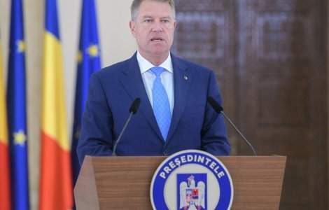 Iohannis: Solicit Guvernului sa elaboreze urgent un proiect de lege privind masurile administrative adecvate pentru alegeri