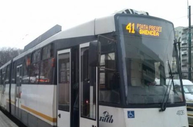 Circulatia tramvaiului 41 va fi suspendata din 29 iunie pana pe 1 septembrie