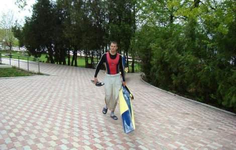 Un sportiv de performanta, ranit grav dupa o ciocnire intre doua salupe