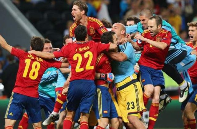 Euro 2012: Spania a invins Portugalia