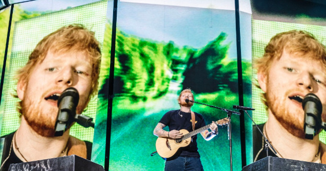 Imagini de la concertul sustinut de Ed Sheeran in Romania. 50.000 de spectatori au cantat pe Arena Nationala/ FOTO
