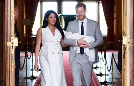 Printul Harry si Meghan Markle si-au crestinat fiul/ FOTO