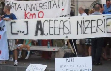 Revenirea protestelor in Piata Universitatii si Piata Victoriei