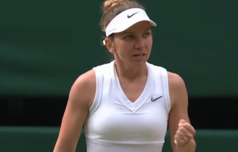 Simona Halep s-a calificat in sferturi la Wimbledon/ VIDEO