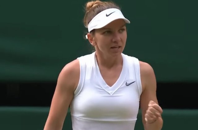 Simona Halep s-a calificat in sferturi la Wimbledon/ VIDEO