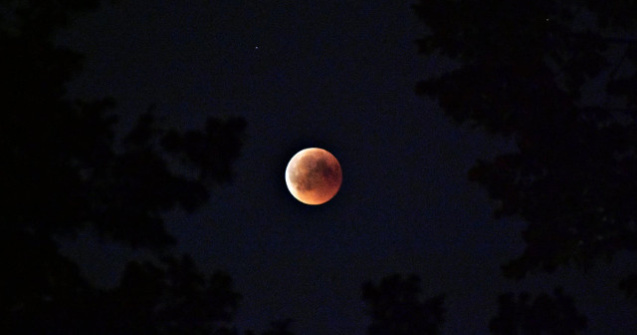 Eclipsa partiala de Luna, vizibila in Romania in noaptea de marti spre miercuri