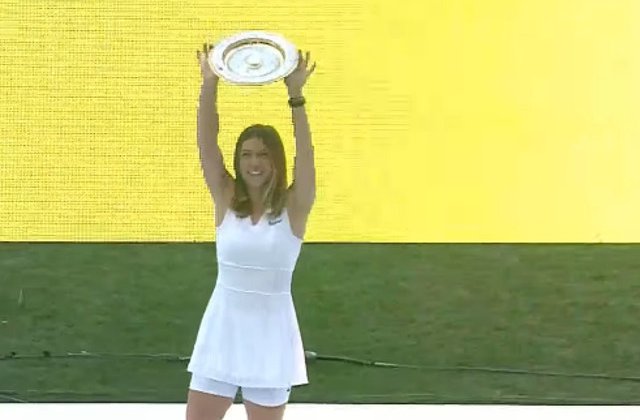 Presa internationala, despre modul in care a fost primita Simona Halep pe National Arena/ VIDEO