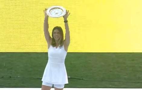 Presa internationala, despre modul in care a fost primita Simona Halep pe National Arena/ VIDEO