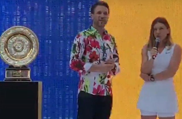 Andi Moisescu, la sosirea Simonei Halep pe Arena Nationala: Aurul nu mai trebuie adus de la Londra, aurul este aici/ VIDEO