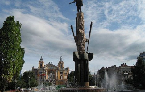 Miting pentru sustinerea lui Traian Basescu, la Cluj