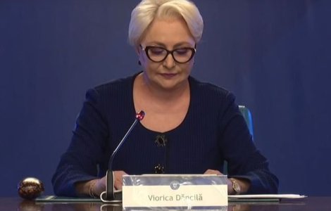 Dancila: Fac un apel catre Presedinte pentru o analiza riguroasa in sedinta de CSAT, in special a responsabilitatii STS in acest caz