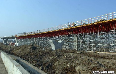 Lucrarile la pasajul Baneasa, realizate in proportie de 54%