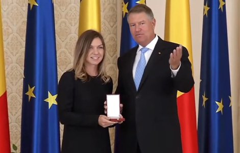 Iohannis: De azi inainte, cand spui Halep, spui Romania si cand spui Romania, spui Halep!/ VIDEO