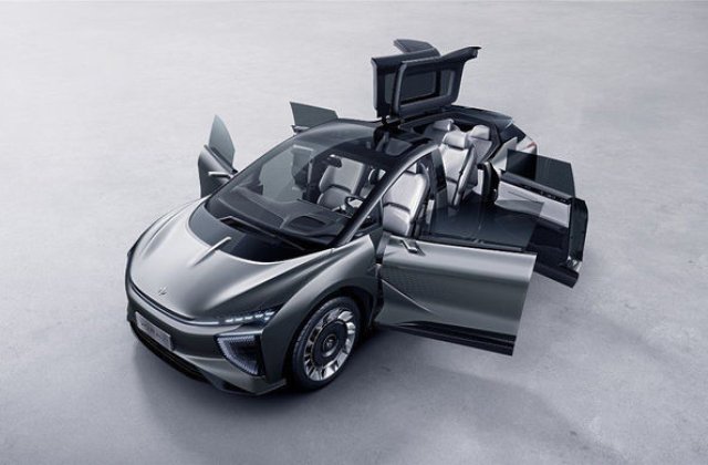 Un constructor chinez prezinta un SUV electric cu design inedit: HiPhi 1 are autonomie de 650 de kilometri