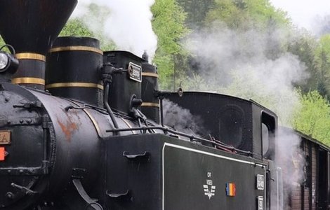 12 turisti raniti, dupa ce locomotiva trenului "Mocanita" a deraiat/ VIDEO