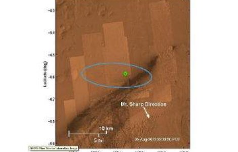Robotul Curiosity trimite imagini inedite de pe Marte