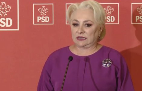 Dancila: Am hotarat continuarea guvernarii PSD-ALDE. Nu este oportuna cooptarea Pro Romania la guvernare