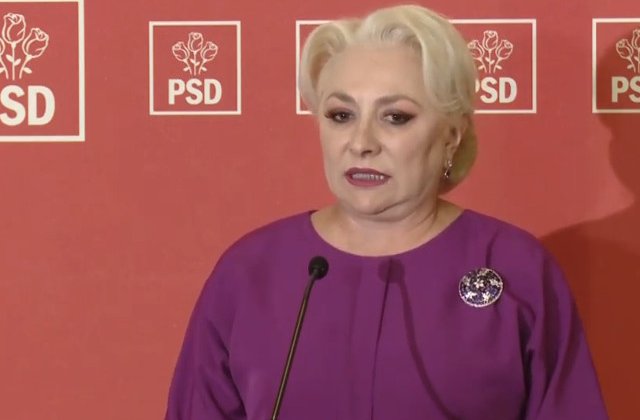 Dancila: Am hotarat continuarea guvernarii PSD-ALDE. Nu este oportuna cooptarea Pro Romania la guvernare