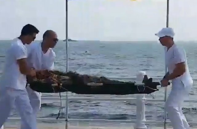 Un militar american a lesinat in timpul discursului tinut de Klaus Iohannis de Ziua Marinei / VIDEO