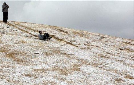 Fenomen meteorologic rar: A nins in Africa de Sud
