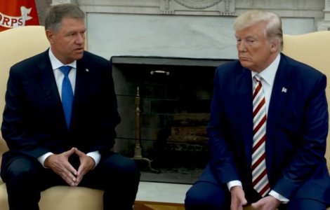 Iohannis: Am adoptat impreuna cu presedintele Trump o declaratie comuna importanta pentru progresul Parteneriatului strategic