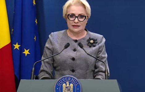 Discursul Vioricai Dancila, ca actual candidat la prezidentiale: "Eu tin cu oamenii, eu ma lupt pentru fiecare roman. Eu nu fug si nu ma tem"