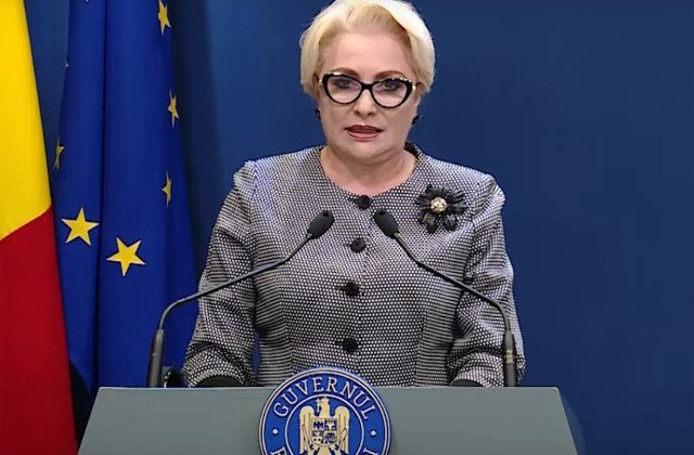 Discursul Vioricai Dancila, ca actual candidat la prezidentiale: "Eu tin cu oamenii, eu ma lupt pentru fiecare roman. Eu nu fug si nu ma tem"