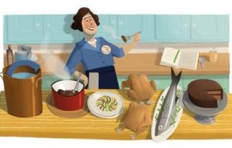 Google o omagiaza pe Julia Child