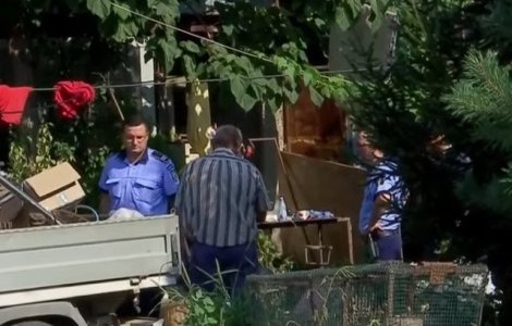 Alte fragmente osoase au fost gasite in curtea lui Gheorghe Dinca