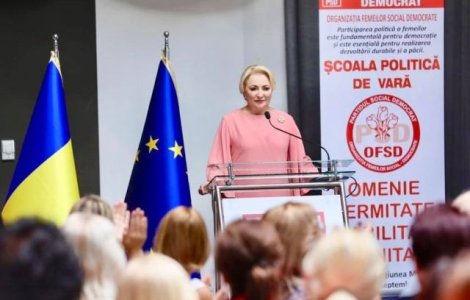 Dancila: Avem nevoie sa crestem, sa construim, sa educam, sa punem baze pentru viitor