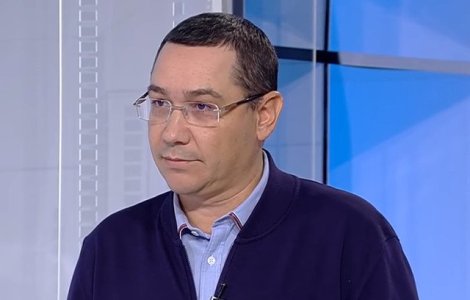 Ponta: Domnul Barna va minte pentru ca stie ca nu poti face anticipate in ultimele sase luni ale mandatului presedintelui