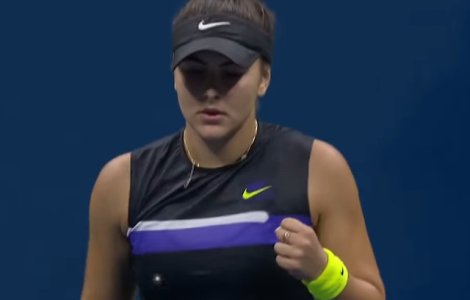 Bianca Andreescu s-a calificat in sferturi la US Open/ VIDEO