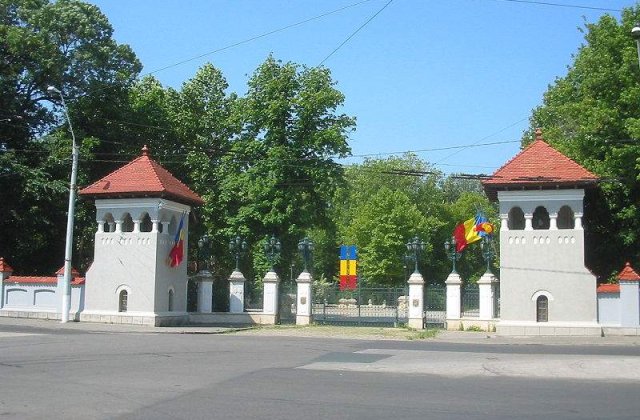 Ioan Ghise protesteaza in fata Palatului Cotroceni