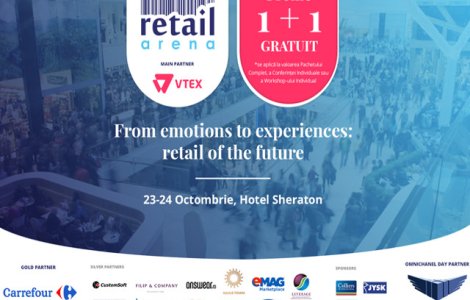 Cumpara 1 bilet la retailArena si primesti inca 1 bilet GRATUIT!