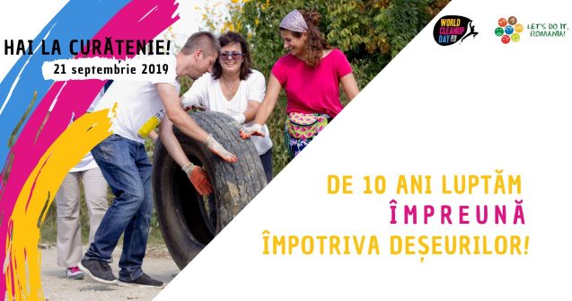 Let's Do It, Romania! organizeaza Ziua de Curatenie Nationala pe 21 septembrie