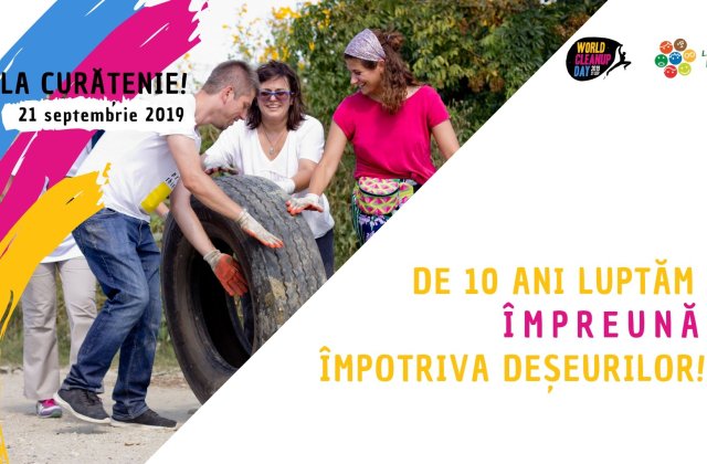Let's Do It, Romania! organizeaza Ziua de Curatenie Nationala pe 21 septembrie