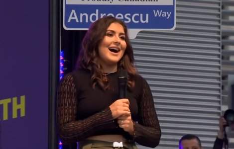 Bianca Andreescu a primit cheile orasului natal, iar o strada va purta numele campioanei de la US Open/ VIDEO