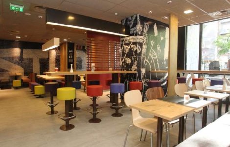 Cum arata restaurantul McDonald&#39;s din Romana dupa modernizare