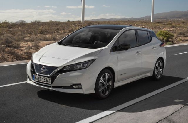 Nissan Leaf a ajuns la 250 de unitati vandute in Romania in primele 8 luni ale anului: modelul japonez este urmat de Renault Zoe