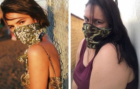  Top  10 imagini ale vedetelor de pe Instagram, refacute de un "model" care nu se incadreaza in tipare