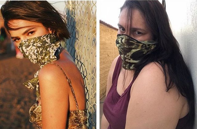 10 imagini ale vedetelor de pe Instagram, refacute de un "model" care nu se incadreaza in tipare