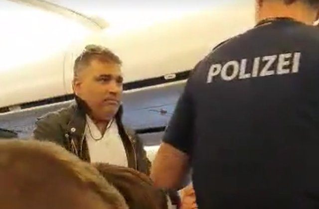 Un avion Blue Air a aterizat de urgenta la Viena, dupa ce un pasager roman a lovit o stewardesa / VIDEO